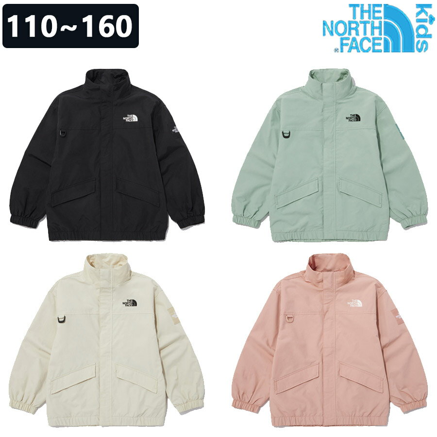 [THE NORTH FACE] [KIDS]ザノースフェイス K'S NEILTON JACKET 韓国キッズファッション大人気春夏 アウタージャケットジップアップ シンプルキッズ服子供服男の子女の子正規品 [公式流通商品 /海外直送] ジュニア ウーブン素材 ルーズフィット NJ3BP04