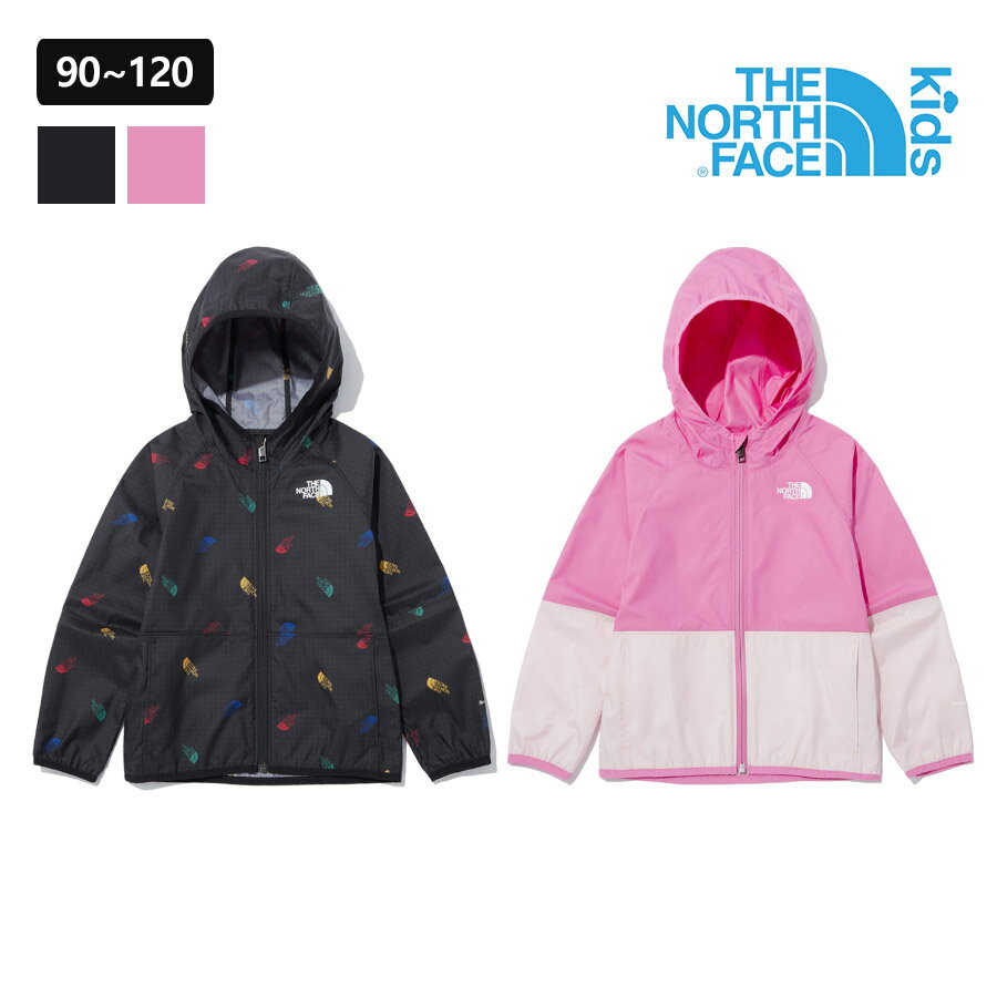 送料無料 THE NORTH FACE KIDS 春夏 ノースフェイス キッズ アウター マウンテンパーカー ジャケット フード付き ジップアップ ウィンドジャケット 子供服 ジャンパー スタジャン ウインドブレーカー こども服 男の子 女の子 KIDS NEVER STOP HOODED WIND JACKET NJ3BP02