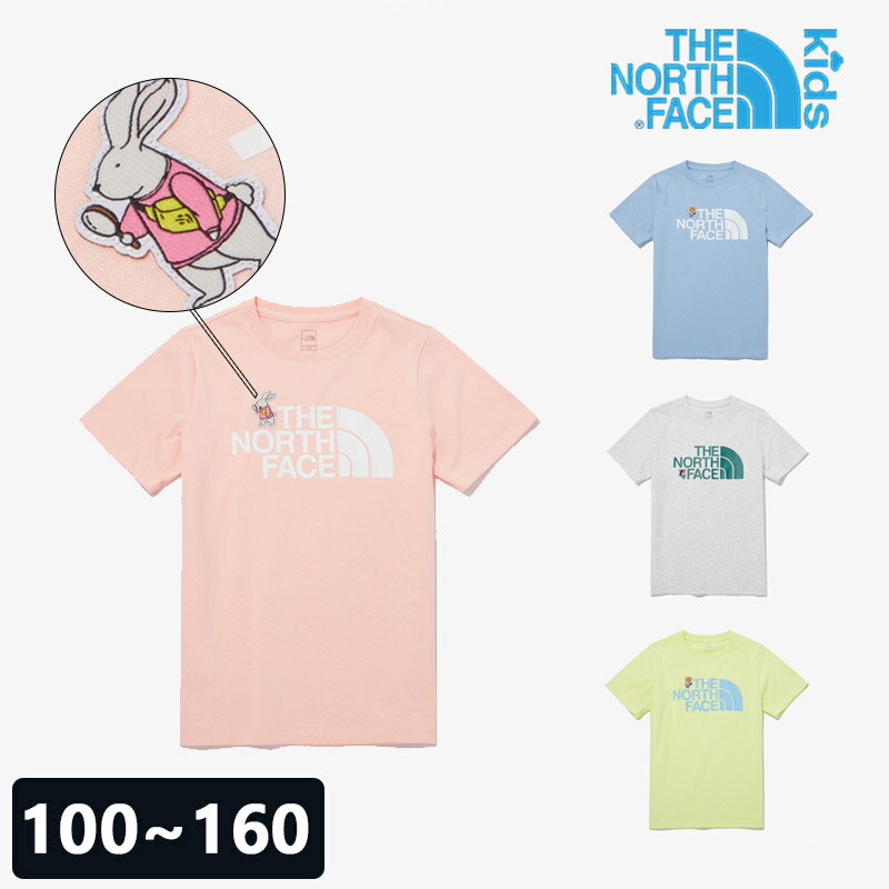 楽天bimishop[THE NORTH FACE][KIDS]ザノースフェイス K'S ANI-MATE S/S R/TEE 韓国キッズ女の子男の子 子供服 半袖Tシャ キッズトップス 人気商品 シンプル カジュアル 基本Tシャツ 韓国ファッション ファミリー キャラクター tシャツ 子供用NT7UP01