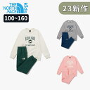 ★5/1限定★エントリーで最大100%ポイントバック ノースフェイス キッズ プルオーバーセット トレーナーパンツ セット キッズ スポーツ用 男の子 女の子 ...