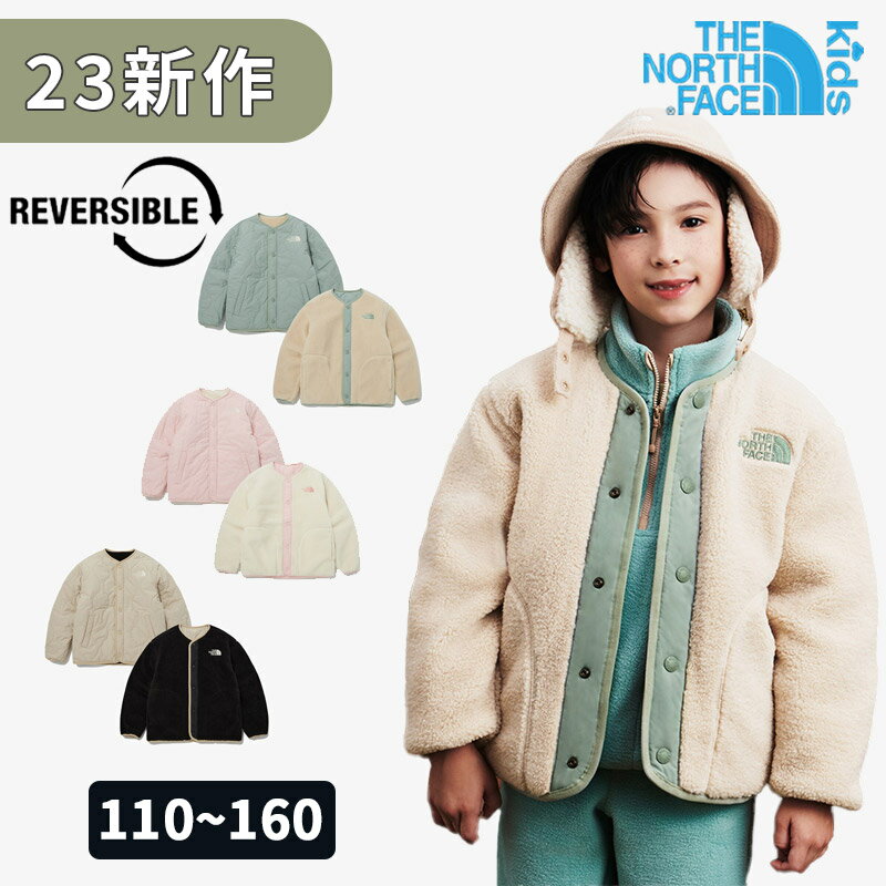 [THE NORTH FACE][KIDS] ノースフェイス K'S FURRY HEAT RVS CARDIGAN KIDS BOY,GIRL 韓国キッズファッション 冬 中綿ダウン カーディガン コーデ アウター ジップアップ キッズ服 子供服 男の子女の子 NJ3NP54