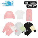 楽天bimishop無料配送 THE NORTH FACE KIDS 韓国子供服 ノースフェイス キッズ 上下セット トップス ボトムズ セットアップ G'S BLOOM 3PCS SWEAT SET 半袖 ロングスリーブ スウェットシャツ トレーナー 女の子 男の子 ドロップこどもの日 NM5MQ02