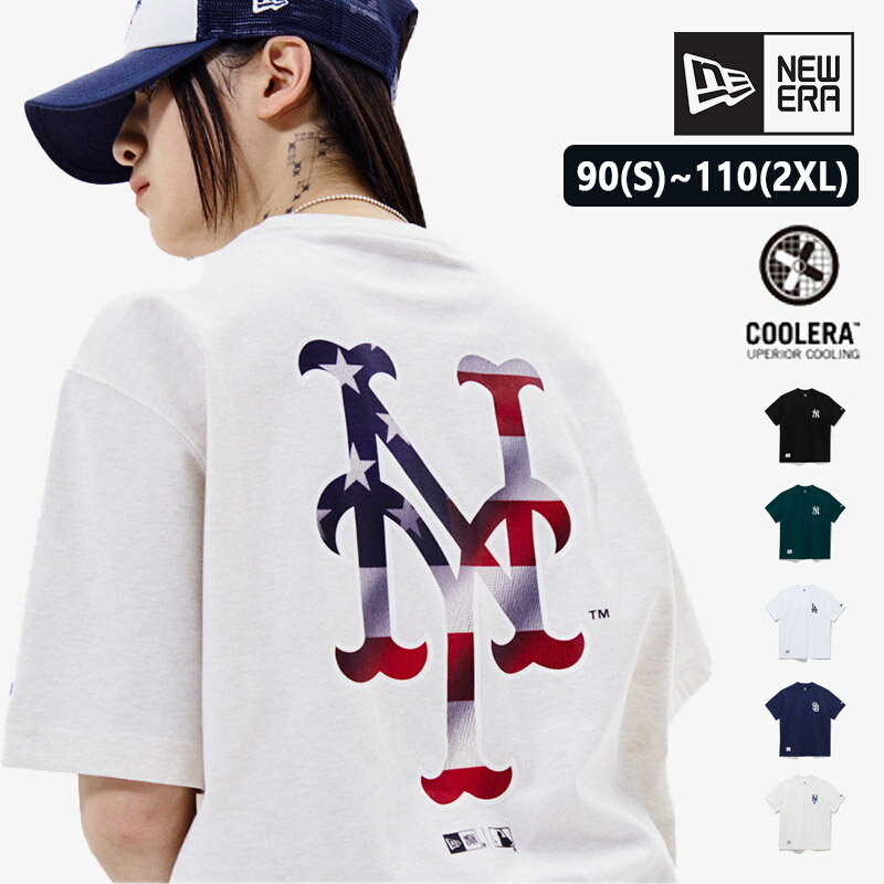 NEW ERA ニューエラ AP MLB INDEP DAY RS42 メンズ レディース トップス 半袖 Tシャツ カットソー アウトドア 春夏コーデ COOLERA素材 涼しい素材 LA NY SD カジュアル 野球 海外旅行 20代 30代 40代 50代 MLB 1417916