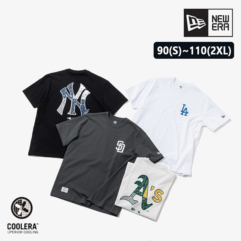 NEW ERA ニューエラ AP MLB PAISLEY RS42 メンズ レディース トップス 半袖 Tシャツ カットソー アウトドア 春夏コーデ COOLERA素材 涼しい素材 LA NY SD AS カジュアル 野球 海外旅行 20代 30代 40代 50代 MLB 141791