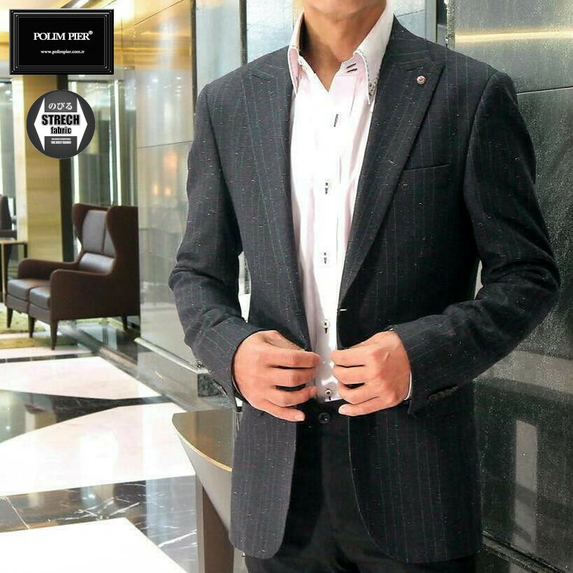 テーラードジャケットストライプスト...