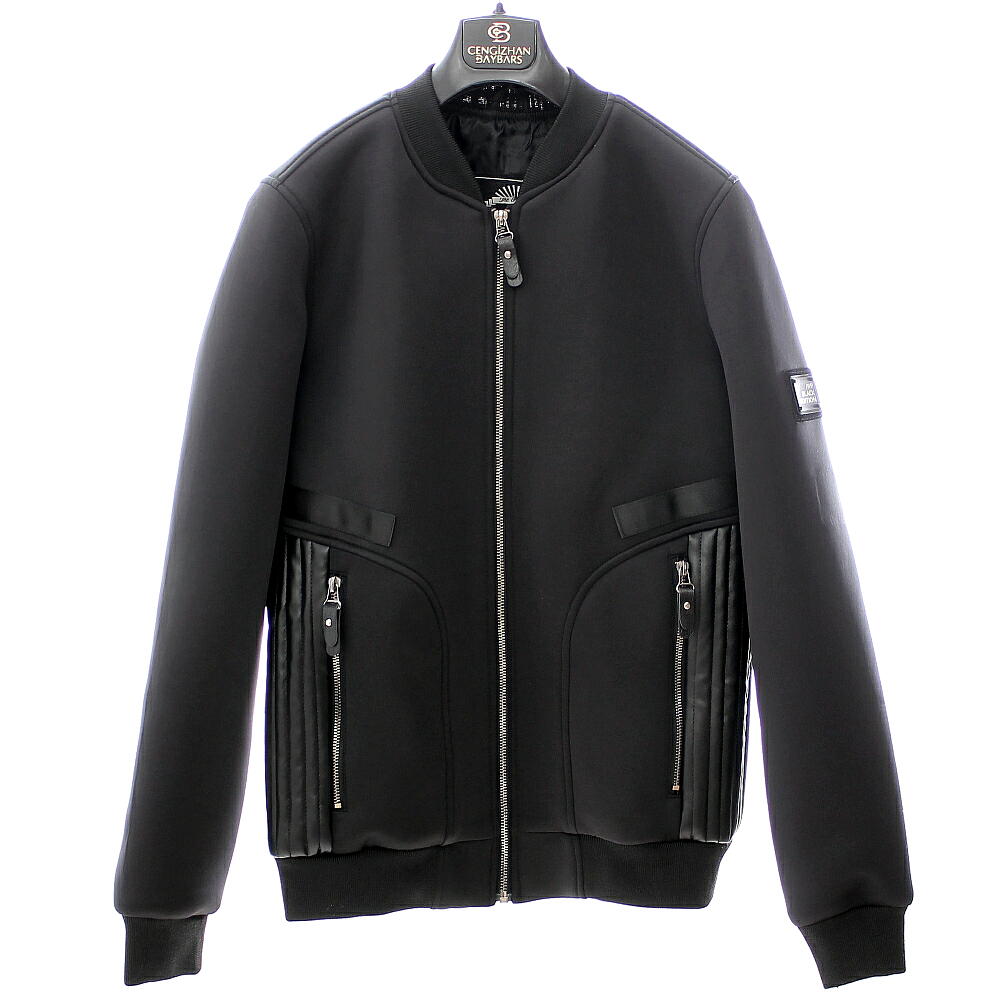 ma-1 ジャケット ライダース バイカー ディテール アウター メンズ 黒 大きいサイズ　XL XXLも入荷