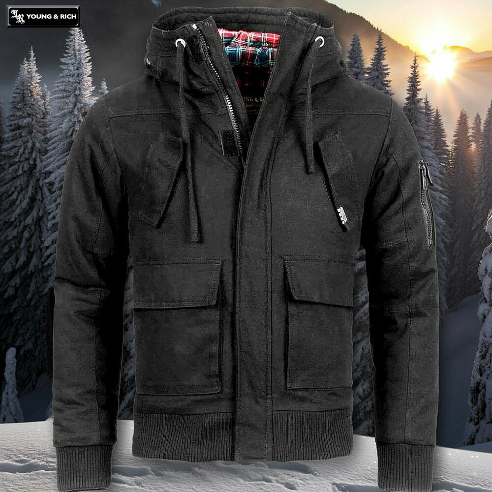 ミリタリー　ジャケット 中綿ジャケット ブルゾン メンズ/カーキ/黒