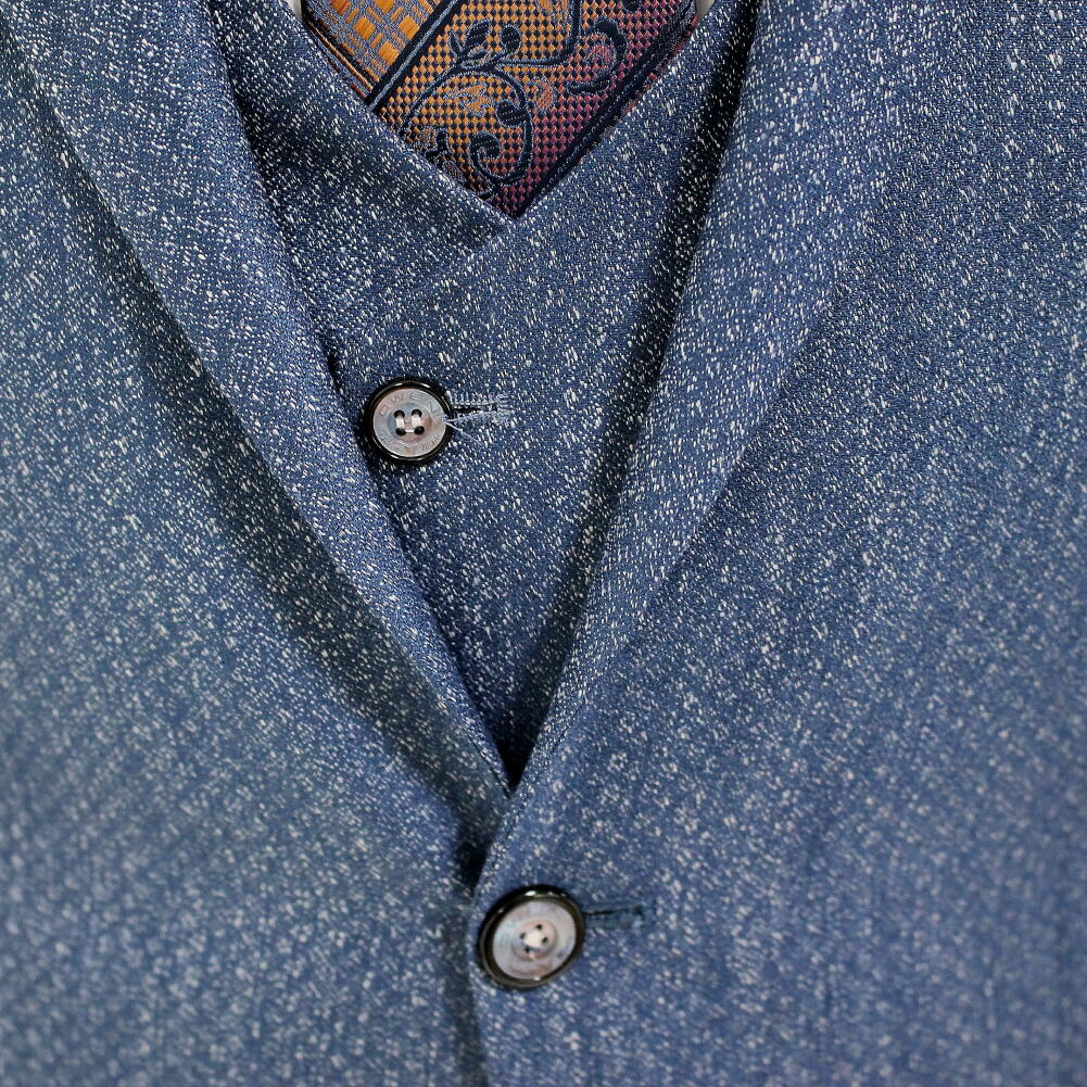 テーラードジャケット セットアップ ジレ 青/ブルー ブレザー メンズ タイト/スリムフィット ジャケパン 春/秋/冬 大きいサイズも入荷 ビジネスジャケット