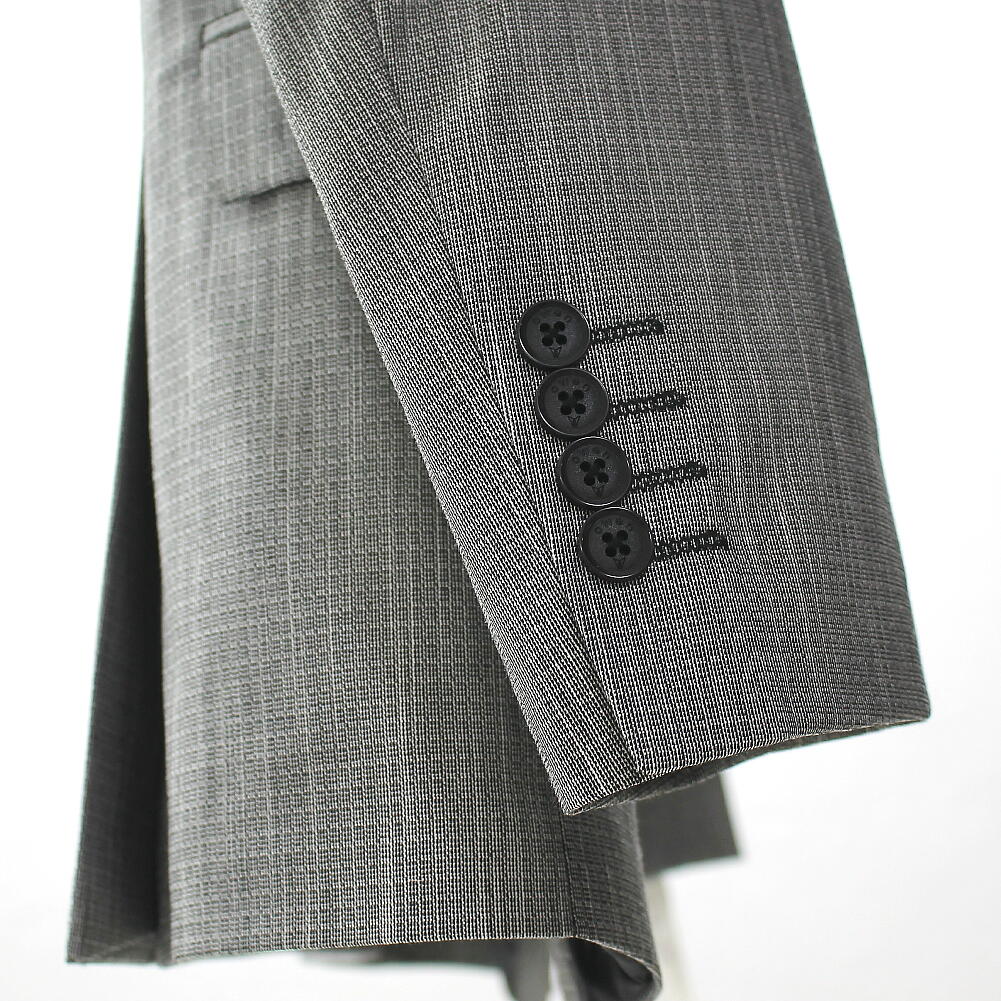 テーラードジャケット セットアップ ジレ グレー ブレザー メンズ タイト/スリムフィット ジャケパン 春/秋/冬 大きいサイズも入荷 ビジネスジャケット