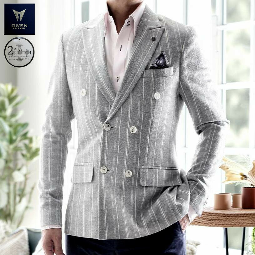 テーラードジャケットダブルブレザー...