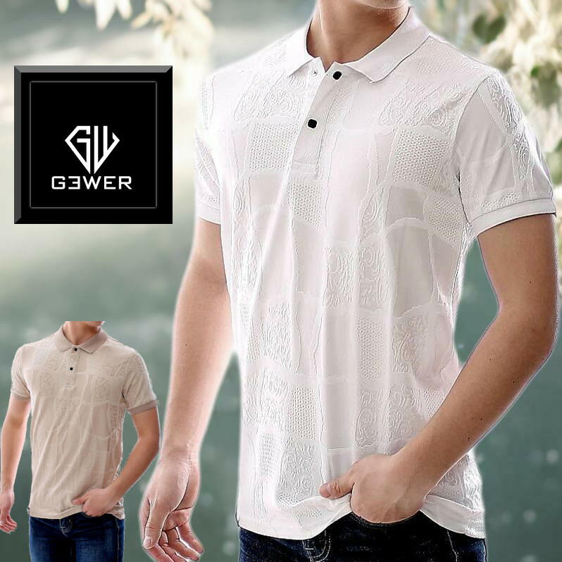 楽天市場】ベージュ（ポロシャツ｜トップス）：メンズファッションの通販