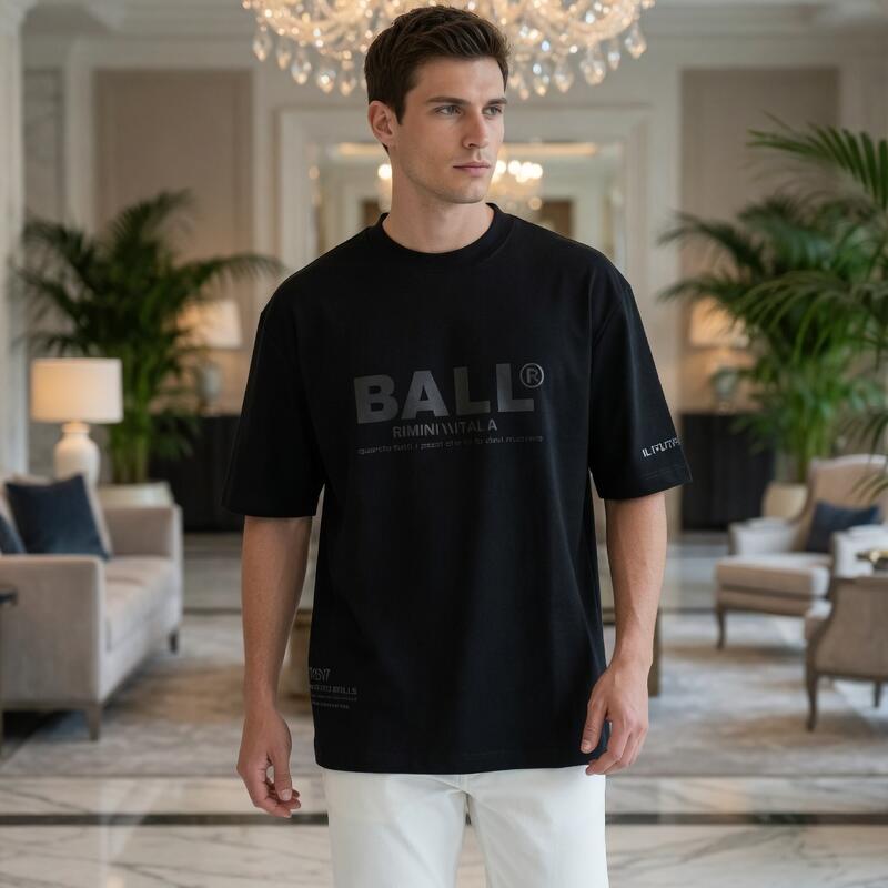 樂天商城 - Tシャツ プリントTシャツ 半袖 カットソー メンズ ビッグシルエット ゆったり ルーズフィット クルーネック ワイドサイズ ポケット パッチポケット 胸ポケット アメカジ ストリート スポーツ スラブ 綿65％ 白/黒 メール便可 父の日 プレゼント
