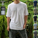 Tシャツ 半袖 カットソー メンズ ビッグシルエット ゆったり ルーズフィット クルーネック ワイドサイズ ポケット パッチポケット 胸ポケット アメカジ スト...