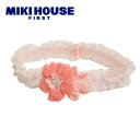 MIKIHOUSE ミキハウス(ベビー) お花モチーフのヘアバンド:46-2012-786