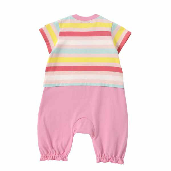 セット価格☆MIKIHOUSE　ミキハウス　ショートオール＆ミニタオル＆ソックス 3点セットギフト【BOX付】：80cm/11-13cm：12-1305-978bgift