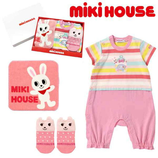 セット価格☆MIKIHOUSE ミキハウス ショートオール&ミニタオル&ソックス 3点セットギフト【BOX付】:80cm/11-13cm:12-1305-978bgift セット価格☆MIKIHOUSE ミキハウス ショートオール&ミニタオル&ソックス 3点セットギフト【BOX付】:80cm/11-13cm:12-1305-978bgift
