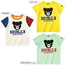 サンクスプライス☆MIKIHOUSE DOUBLE.B ミキハウス ダブルB Bigフェイスプリント☆半袖Tシャツ：120cm：62-5214-789