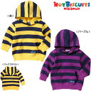 クリアランス☆MIKIHOUSE HOTBISCUITS ミキハウス ホットビスケッツ ボーダー☆フード付きパーカー :100cm,110cm :73-5653...