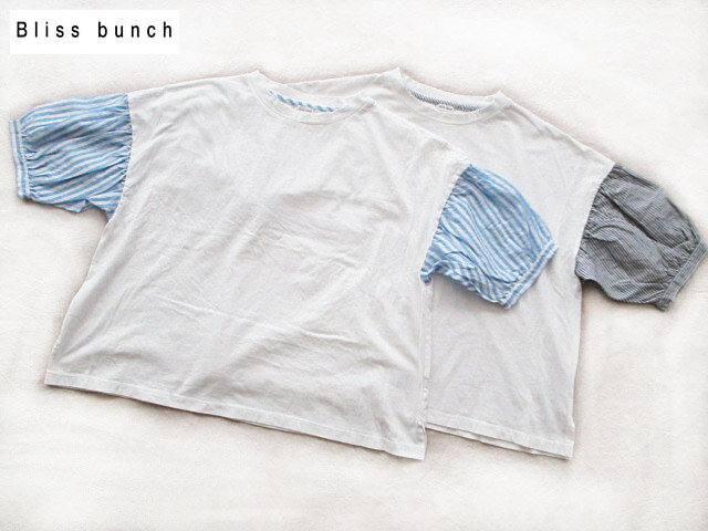 乐天商城 - SALE!30%OFF!! Bliss bunch　パフスリーブ切替プルオーバー（カットソー切替） :A754-252 ：レディース