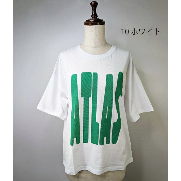 SALE! 20％OFF!! fu-dueka::　良質天竺　BoxロゴプリントTシャツ　:1611981：レディース binabino-10020557 binabino サンプル画像2