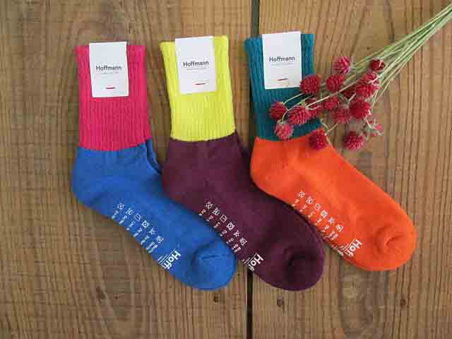 乐天商城 - [H62] Hoffmann　ホフマン　リネン&コットン 足底パイル切り替えソックス :9-1100-22：レディース