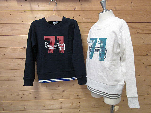 SALE! 50%OFF!! Noeil aime BeBe ノイユ エーム べべ　ウラゲ ナンバープリントト...