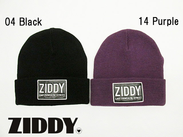 SALE! 60%OFF!! 2019秋冬　ZIDDY ジディ　ワッペン付きニット帽【ニコプチ掲載】：ワンサイズ　：1234-..