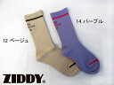 SALE! 30%OFF!! 2022春夏　ZIDDY　ジディ　ライン ロゴ入り リブ ソックス ：1239-40021