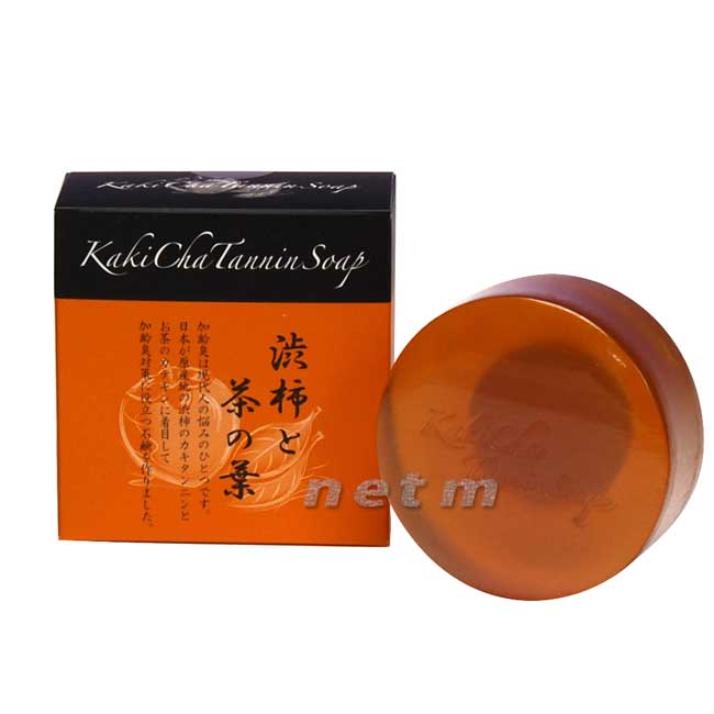 カキチャタンニンソープ 100g渋柿と茶の葉の石鹸 柿茶石けん