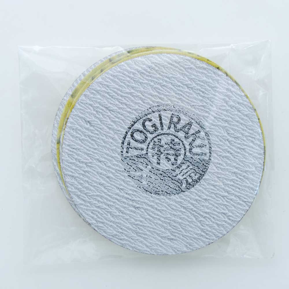 トギラーク5専用 ハサミ表研用ペーパーマジック式 大荒 10枚入（トギラーク3使用可能）