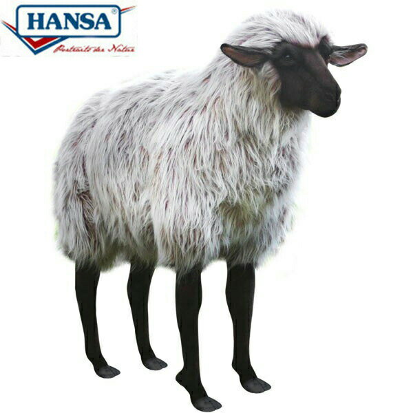 乐天商城 - HANSA 3595 ヒツジ105 全長：105cm SHEEP L.S. BROWN BH3595 ひつじ 羊 雄 雌 ぬいぐるみ ハンサ クリスマス 誕生日 プレゼント 動物 犬 猫 鳥 うさぎ ペンギン アニマル 置物 人形 フィギュア KOESEN ケーセン 大きい マスコット 実物大 大型