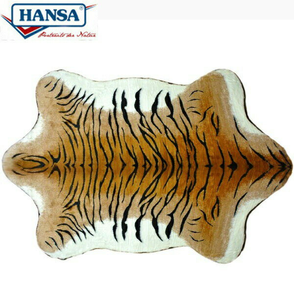 乐天商城 - HANSA 6644 フロアラグ　トラ TIGER FLOOR RUG BH6644 ぬいぐるみ ハンサ クリスマス 誕生日 プレゼント 動物 犬 猫 鳥 うさぎ ペンギン アニマル 置物 人形 フィギュア KOESEN ケーセン 大きい マスコット 実物大 大型