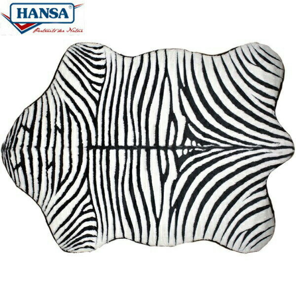 乐天商城 - HANSA 6645 フロアラグ　シマウマ ZEBRA FLOORRUG BH6645 ぬいぐるみ ハンサ クリスマス 誕生日 プレゼント 動物 犬 猫 鳥 うさぎ ペンギン アニマル 置物 人形 フィギュア KOESEN ケーセン 大きい マスコット 実物大 大型