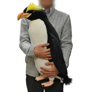 HANSA 7121 シュレーターペンギン59 全長:59cm ERECTCREST BH7121 ぬいぐるみ ハンサ クリスマス 誕生日 プレゼント 動物 犬 猫 鳥 うさぎ ペンギン アニマル 置物 人形 フィギュア KOESEN ケーセン 大きい マスコット 実物大 大型