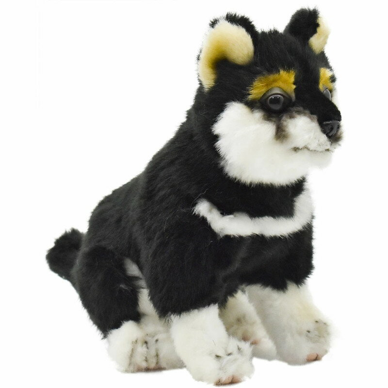 乐天商城 - HANSA 7249 クロシバ(コ)22 全長：22cm DOG SHIBA PUP BH7249 ぬいぐるみ ハンサ 黒柴犬 黒柴 柴犬 子犬 クリスマス 誕生日 プレゼント 動物 犬 猫 鳥 うさぎ ペンギン アニマル 置物 人形 フィギュア KOESEN ケーセン 大きい マスコット 実物大 大型
