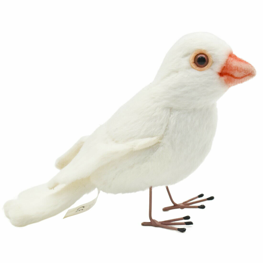 乐天商城 - HANSA 7244 シロブンチョウ13 全長：13cm JAVA SPARROW BH7244 ぬいぐるみ ハンサ 文鳥 クリスマス 誕生日 プレゼント 動物 犬 猫 鳥 うさぎ ペンギン アニマル 置物 人形 フィギュア KOESEN ケーセン 大きい マスコット 実物大 大型