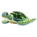 HANSA 7255 アオウミガメ28 全長:28cm GREEN TURTLE BH7255 ぬいぐるみ ハンサ 亀 クリスマス 誕生日 プレゼント 動物 犬 猫 鳥 うさぎ ペンギン アニマル 置物 人形 フィギュア KOESEN ケーセン 大きい マスコット 実物大 大型
