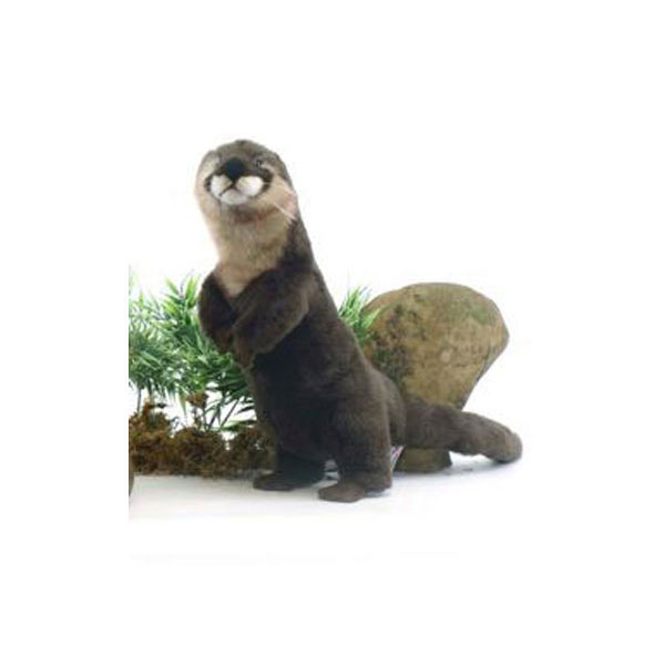 乐天商城 - HANSA カワウソ35 H35(cm) 3814 ぬいぐるみ ハンサ クリスマス 誕生日 プレゼント 動物 犬 猫 鳥 うさぎ ペンギン アニマル 置物 人形 フィギュア KOESEN ケーセン 大きい マスコット 実物大 大型