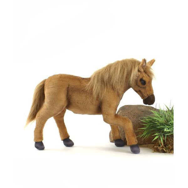 乐天商城 - HANSA パロミノ50 L50(cm) 5449 ぬいぐるみ ハンサ 馬 クリスマス 誕生日 プレゼント 動物 犬 猫 鳥 うさぎ ペンギン アニマル 置物 人形 フィギュア KOESEN ケーセン 大きい マスコット 実物大 大型