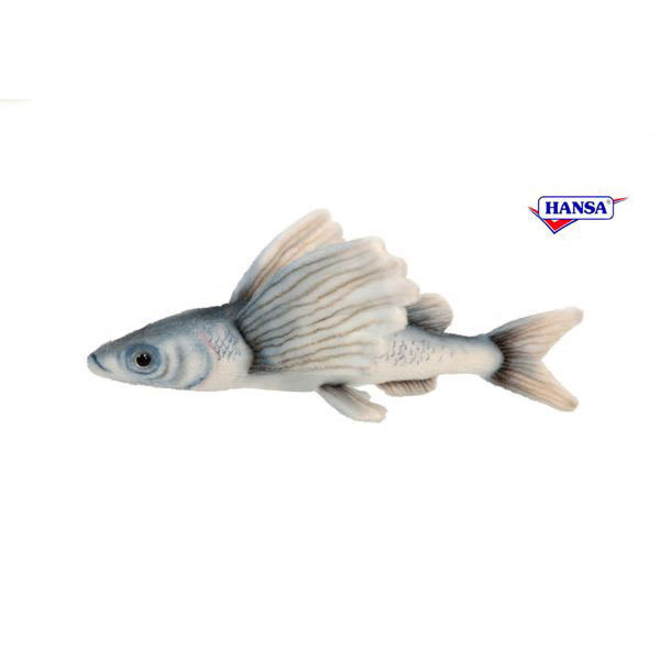 乐天商城 - HANSA トビウオ26 L26(cm) 6049 ぬいぐるみ ハンサ 魚 クリスマス 誕生日 プレゼント 動物 犬 猫 鳥 うさぎ ペンギン アニマル 置物 人形 フィギュア KOESEN ケーセン 大きい マスコット 実物大 大型