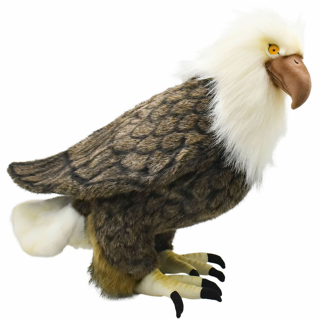 貓 - HANSA ハクトウワシ45 2791 ぬいぐるみ ハンサ 白頭鷲 クリスマス 誕生日 プレゼント 動物 犬 猫 鳥 うさぎ ペンギン アニマル 置物 人形 フィギュア KOESEN ケーセン 大きい マスコット 実物大 大型