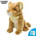 HANSA ゴルフ FW用 ヘッドカバー ライオン(仔) フェアウェイウッド用 BH8183 子ども 虎 ライオン ぬいぐるみ ハンサ トラ 寅年 ヒョウ柄 干...