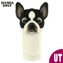 HANSA ゴルフ UT用 ヘッドカバー フレンチブルドッグ ユーティリティ用 CAT BH8273 ぬいぐるみ ハンサ プレゼント 動物 犬 猫 鳥 もこもこ...