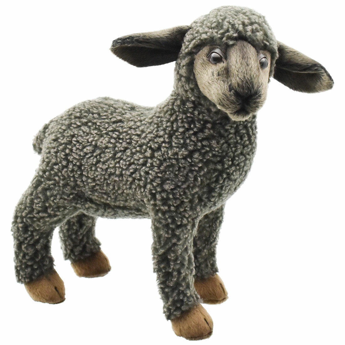 乐天商城 - HANSA ブラックシープ28 3454 ヒツジ 黒ヒツジ 羊 ぬいぐるみ ハンサ クリスマス 誕生日 プレゼント 動物 犬 猫 鳥 うさぎ ペンギン アニマル 置物 人形 フィギュア KOESEN ケーセン 大きい マスコット 実物大 大型 BH3454