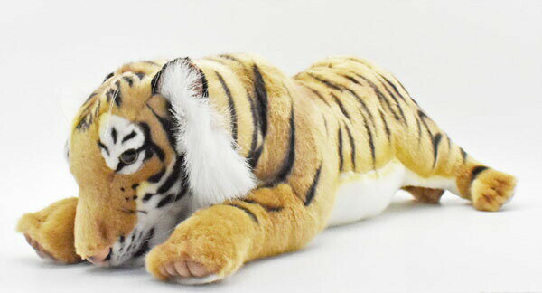 乐天商城 - HANSA トラ50 L50(cm) 5311 ぬいぐるみ ハンサ 虎 クリスマス 誕生日 プレゼント 動物 犬 猫 鳥 うさぎ ペンギン アニマル 置物 人形 フィギュア KOESEN ケーセン 大きい マスコット 実物大 大型