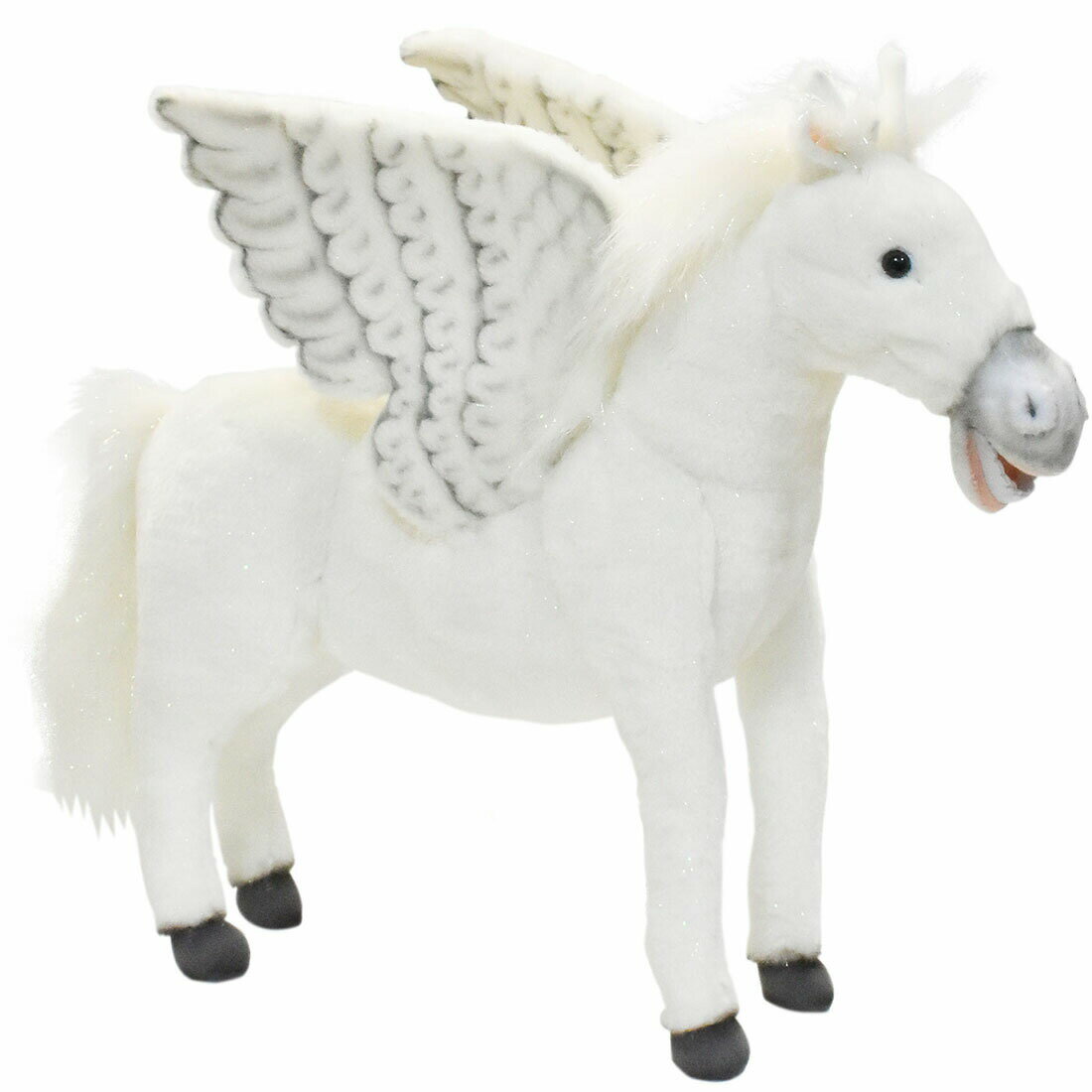 乐天商城 - HANSA ペガサス50 L50(cm) 5929 ぬいぐるみ ハンサ クリスマス 誕生日 プレゼント 動物 犬 猫 鳥 うさぎ ペンギン アニマル 置物 人形 フィギュア KOESEN ケーセン 大きい マスコット 実物大 大型 BH5929