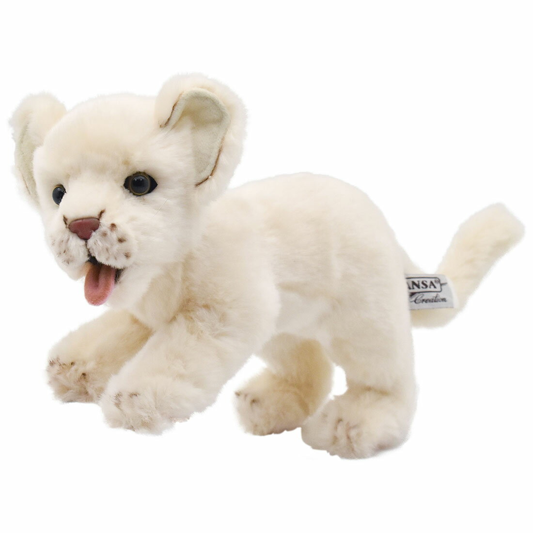 乐天商城 - 【HANSA 6361】 ホワイトライオン(コ)42 全長：42cm WHITE LION BH6361 ぬいぐるみ ハンサ クリスマス 誕生日 プレゼント 動物 犬 猫 鳥 うさぎ ペンギン アニマル 置物 人形 フィギュア KOESEN ケーセン 大きい マスコット 実物大 大型