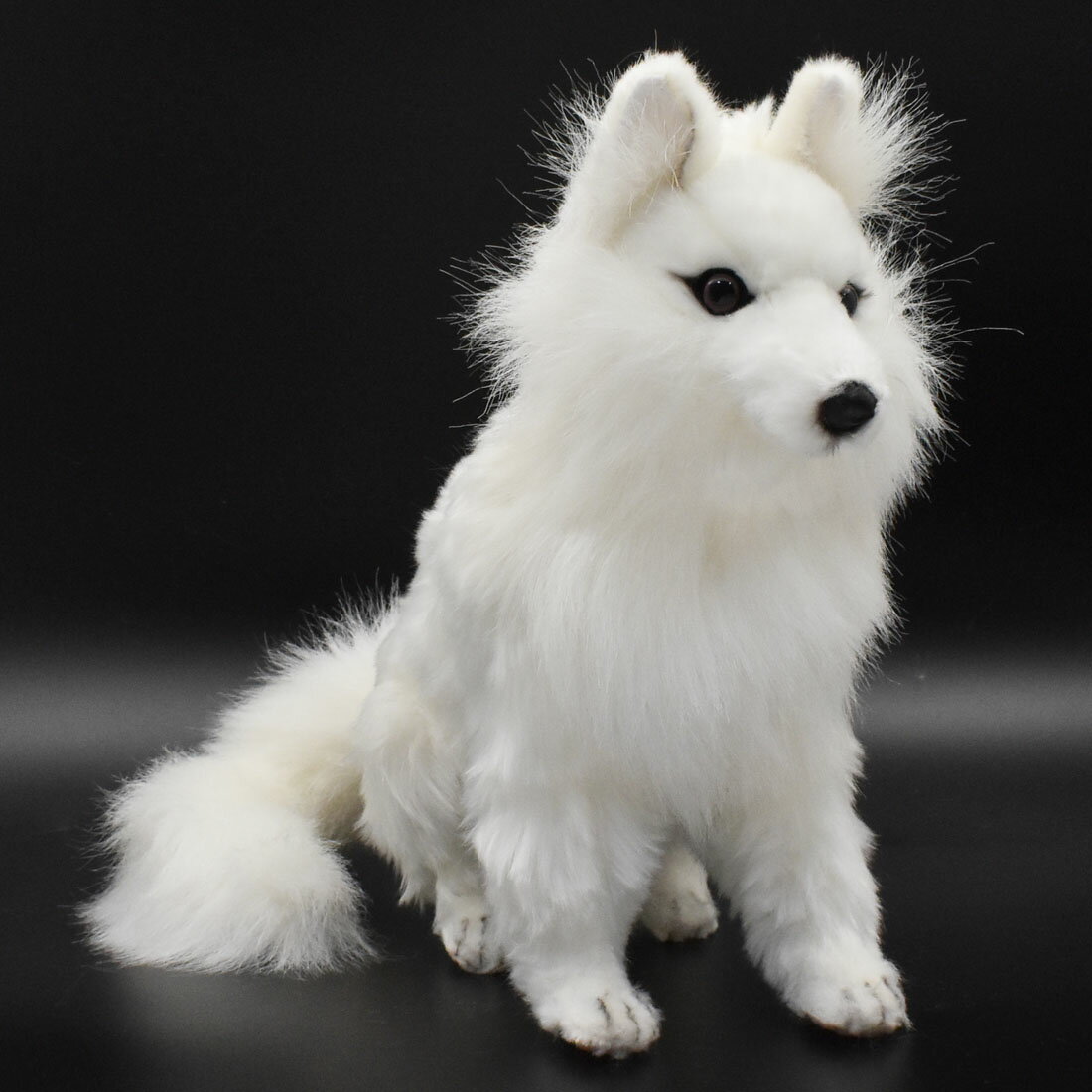 乐天商城 - HANSA 6823 ホッキョクギツネ30 全長：30cm SNOW FOX SIT BH6823 ぬいぐるみ ハンサ 北極ギツネ 北極狐 クリスマス 誕生日 プレゼント 動物 犬 猫 鳥 うさぎ ペンギン アニマル 置物 人形 フィギュア KOESEN ケーセン 大きい マスコット 実物大 大型