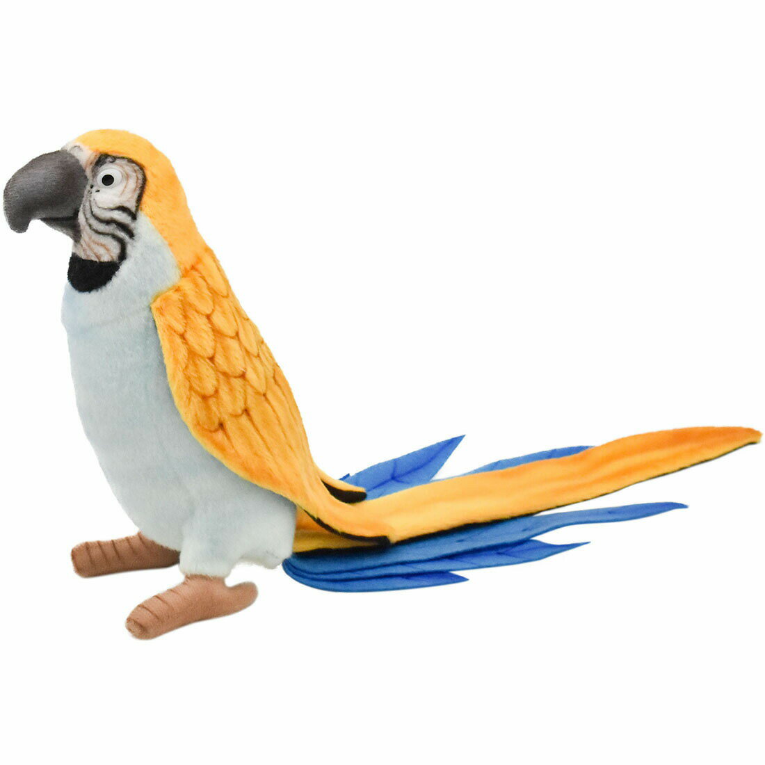 Dog - HANSA オウムブルー 37 3325 ぬいぐるみ ハンサ クリスマス 誕生日 プレゼント 動物 犬 猫 鳥 うさぎ ペンギン アニマル 置物 人形 フィギュア KOESEN ケーセン 大きい マスコット 実物大 大型