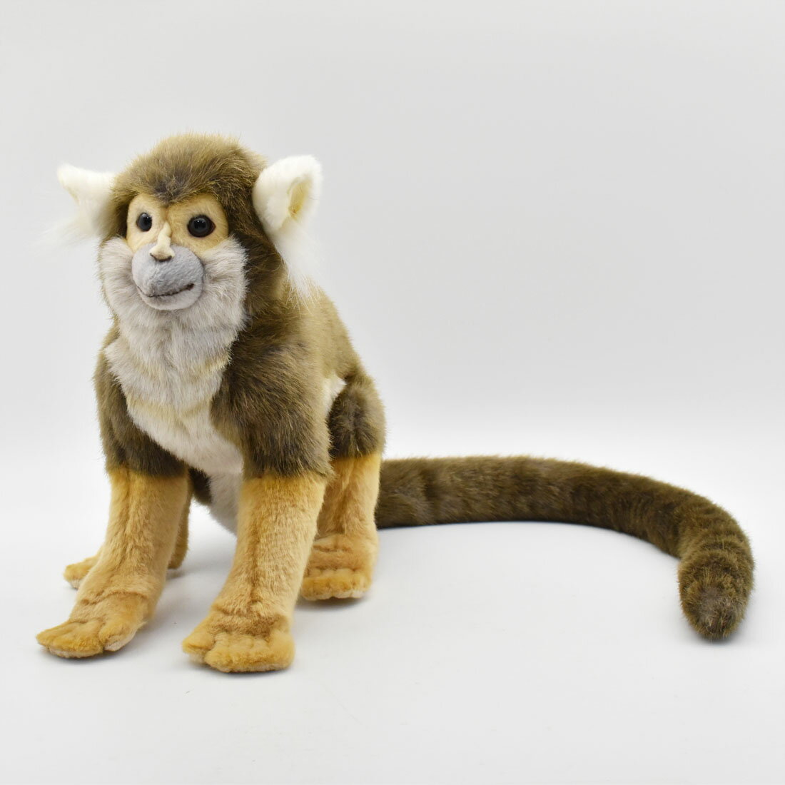 乐天商城 - HANSA リスザル26 H26(cm) 4338 ぬいぐるみ ハンサ クリスマス 誕生日 プレゼント 動物 犬 猫 鳥 うさぎ ペンギン アニマル 置物 人形 フィギュア KOESEN ケーセン 大きい マスコット 実物大 大型